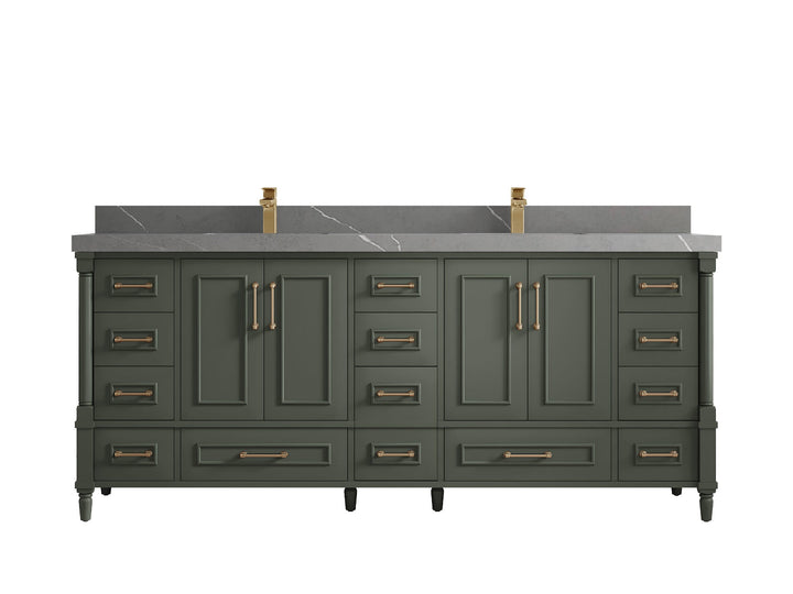 Aberdeen 80 in. W x 22 in. D Double Sink Bathroom Vanity - photo 26