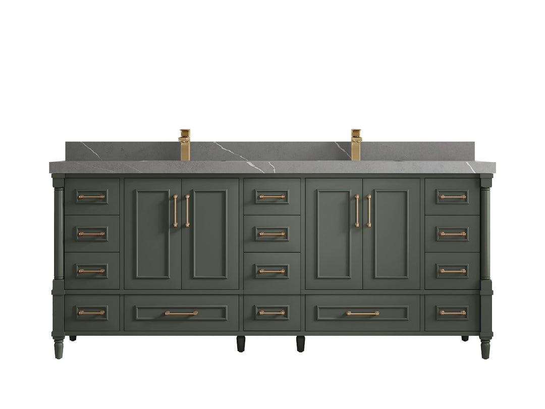 Aberdeen 80 in. W x 22 in. D Double Sink Bathroom Vanity