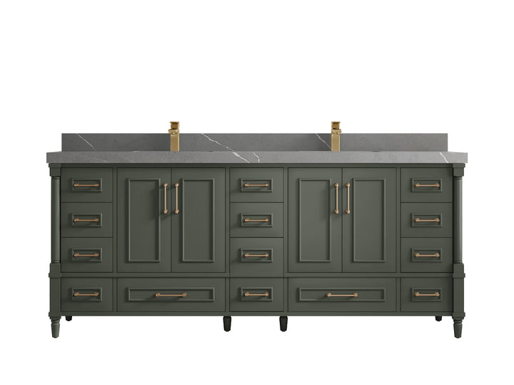 Aberdeen 80 in. W x 22 in. D Double Sink Bathroom Vanity - photo 21