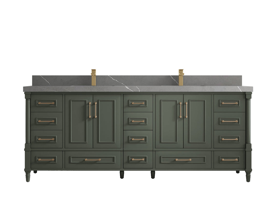 Aberdeen 84 in. W x 22 in. D Double Sink Bathroom Vanity