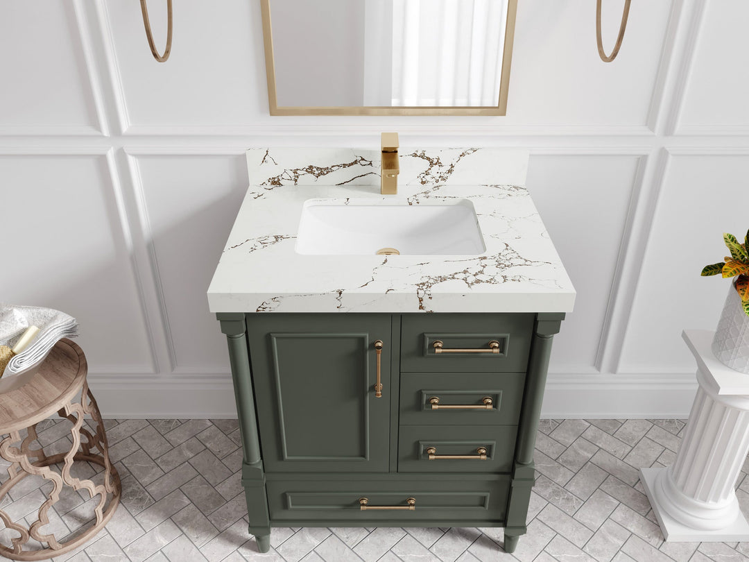 Aberdeen 30 in. W x 22 in. D Single Sink Bathroom Vanity