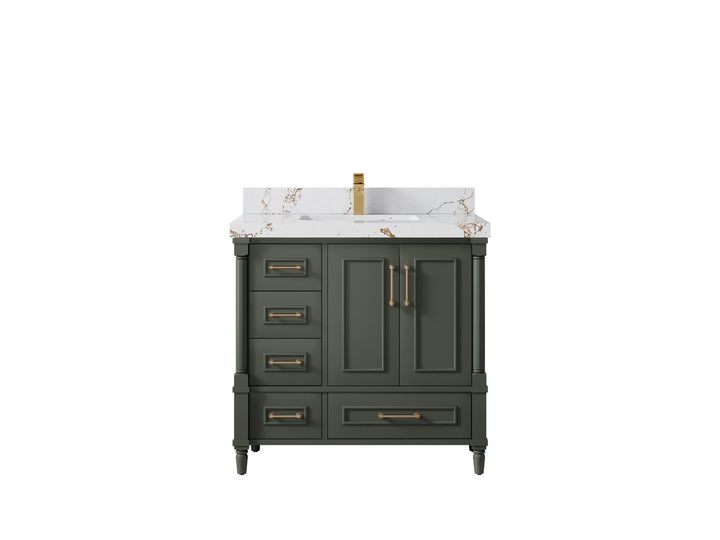 Aberdeen 36 in. W x 22 in. D Center Sink Bathroom vanity - photo 34