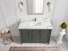 Aberdeen 48 in. W x 22 in. D Single Sink Bathroom Vanity - photo 36