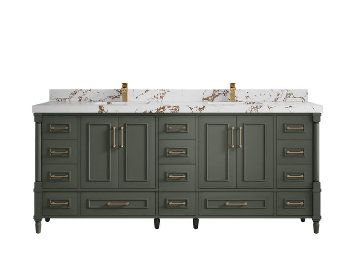 Aberdeen 80 in. W x 22 in. D Double Sink Bathroom Vanity - photo 28