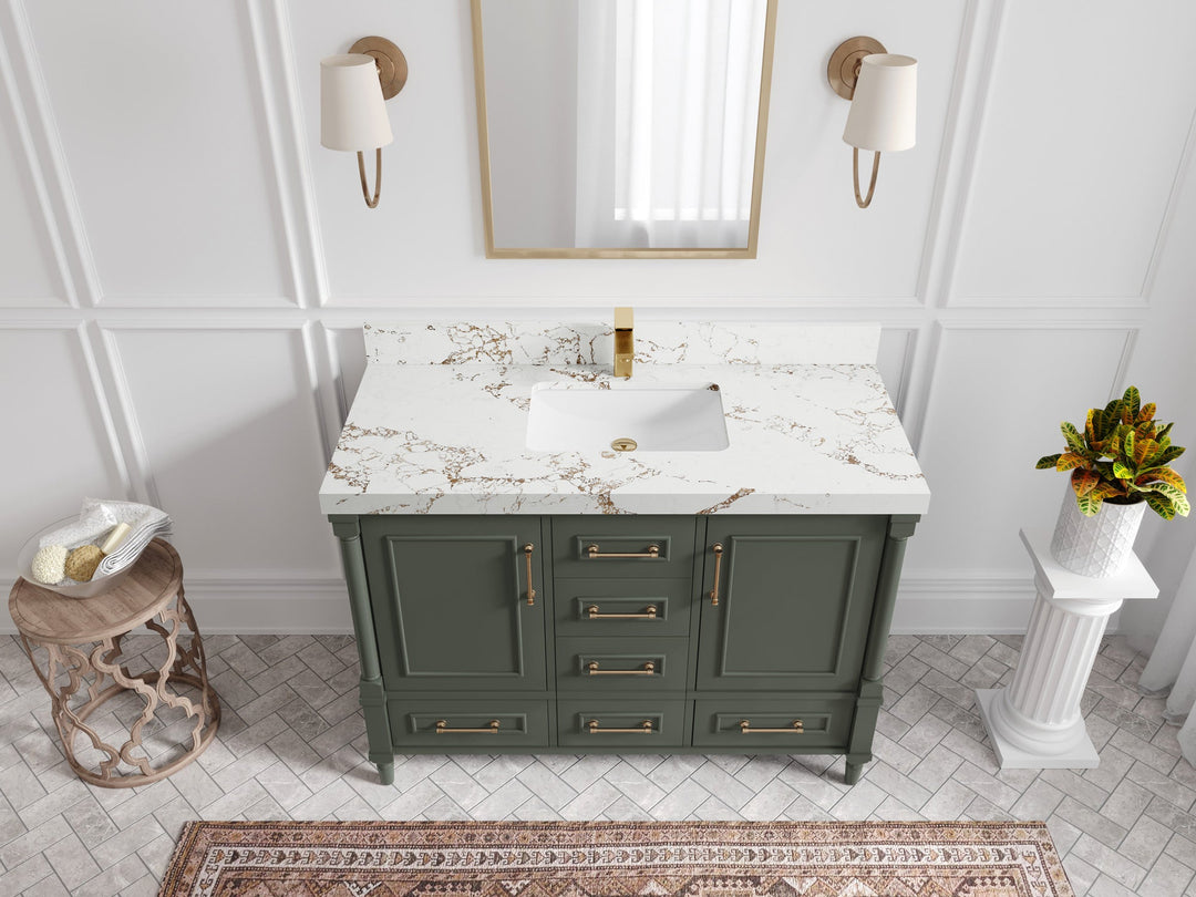 Aberdeen 48 in. W x 22 in. D Single Sink Bathroom Vanity