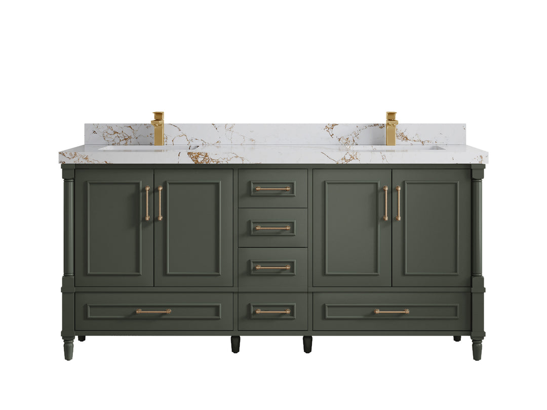 Aberdeen 72 in. W x 22 in. D Double Sink Bathroom Vanity