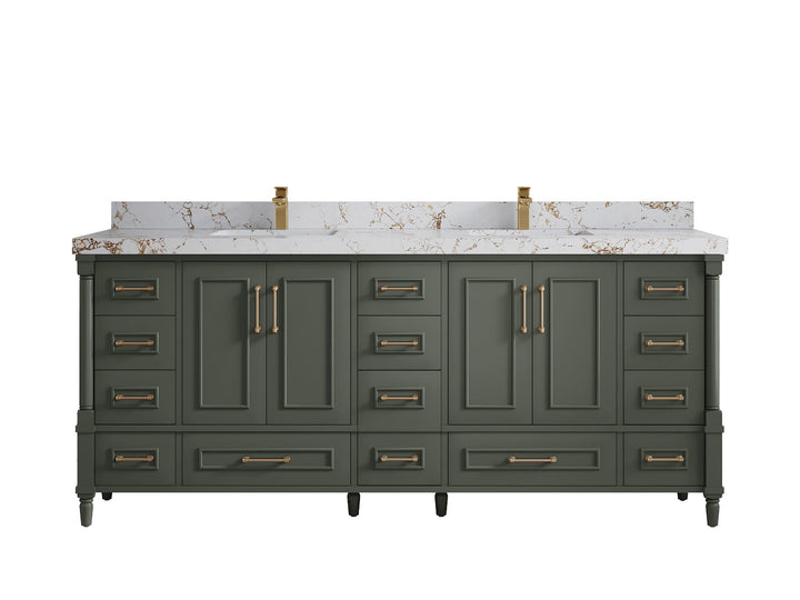 Aberdeen 80 in. W x 22 in. D Double Sink Bathroom Vanity - photo 30