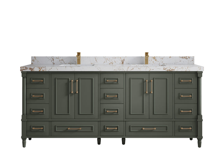 Aberdeen 80 in. W x 22 in. D Double Sink Bathroom Vanity - photo 23