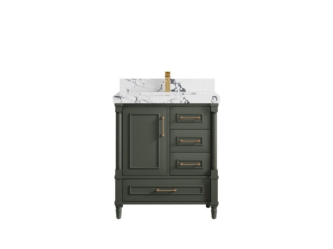 Aberdeen 30 in. W x 22 in. D Single Sink Bathroom Vanity