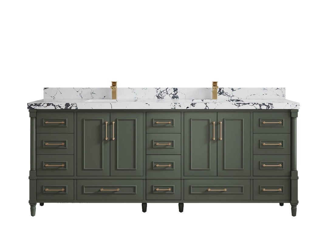 Aberdeen 84 in. W x 22 in. D Double Sink Bathroom Vanity