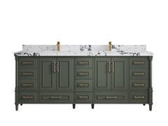 Aberdeen 84 in. W x 22 in. D Double Sink Bathroom Vanity - photo 39