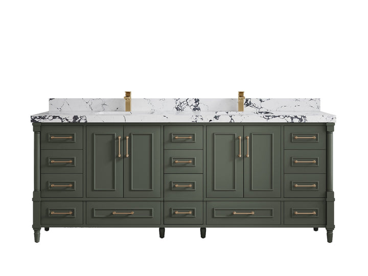 Aberdeen 84 in. W x 22 in. D Double Sink Bathroom Vanity - photo 39