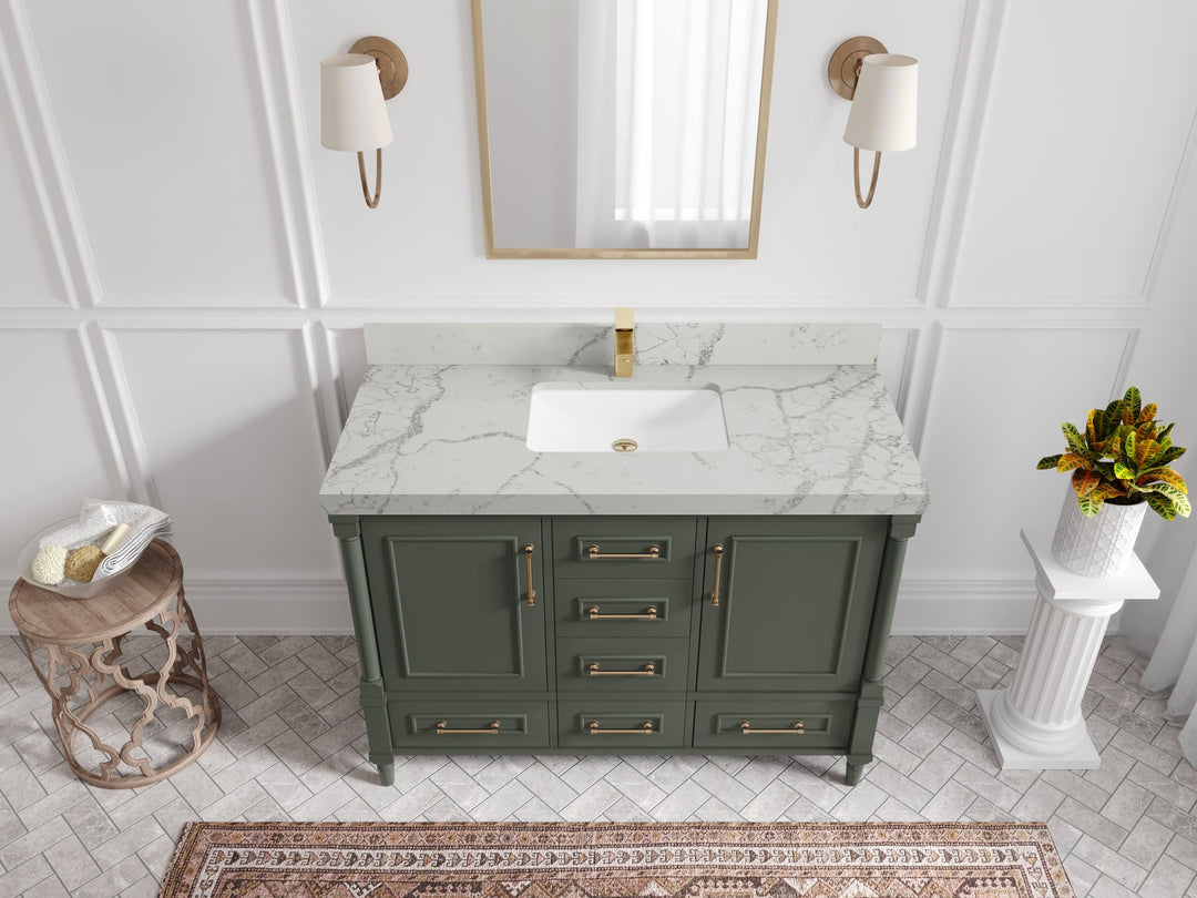 Aberdeen 48 in. W x 22 in. D Single Sink Bathroom Vanity