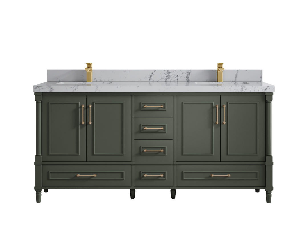 Aberdeen 72 in. W x 22 in. D Double Sink Bathroom Vanity