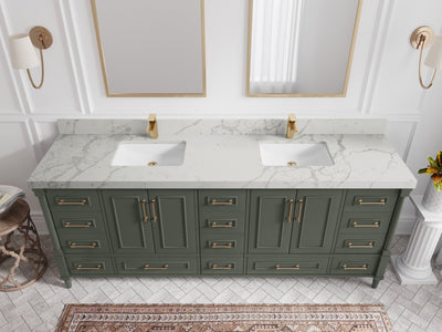 Aberdeen 84 in. W x 22 in. D Double Sink Bathroom Vanity
