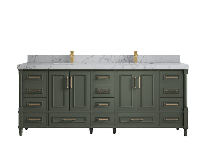 Aberdeen 84 in. W x 22 in. D Double Sink Bathroom Vanity - photo 41