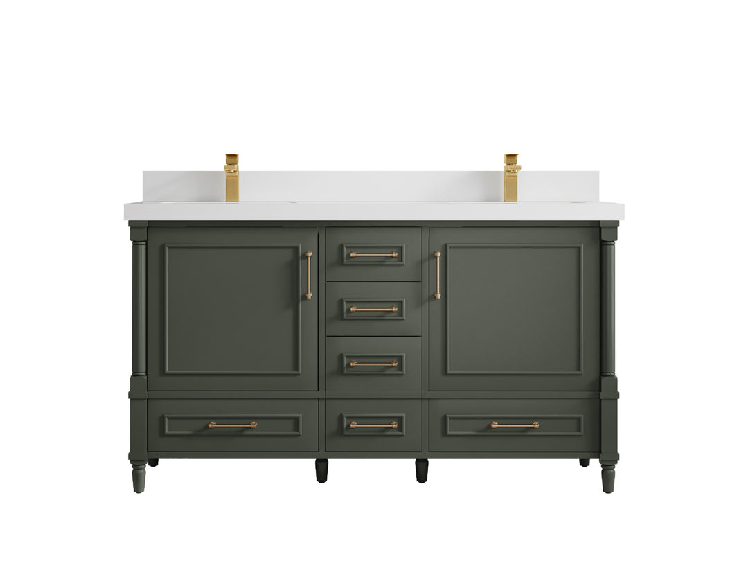 Aberdeen 60 in. W x 22 in. D Double Sink Bathroom Vanity