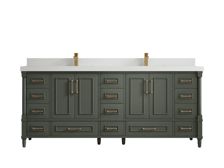 Aberdeen 80 in. W x 22 in. D Double Sink Bathroom Vanity - photo 34