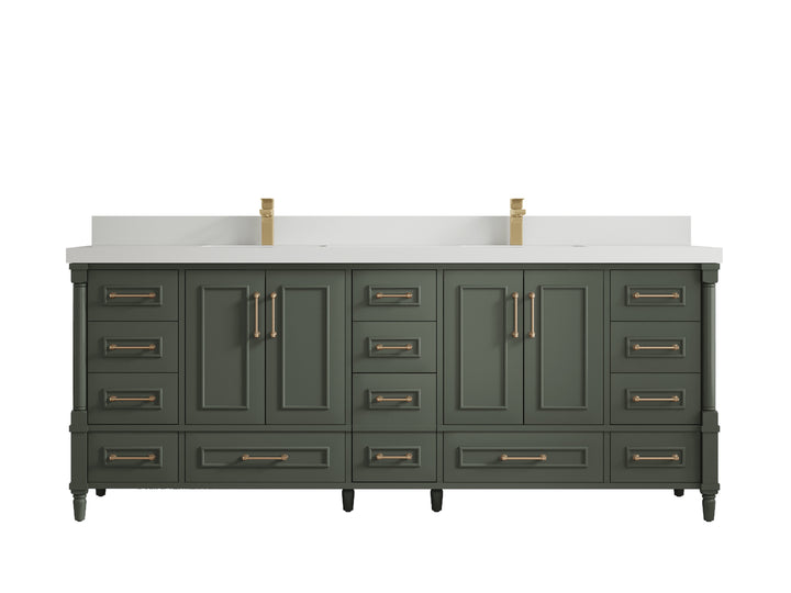 Aberdeen 84 in. W x 22 in. D Double Sink Bathroom Vanity - photo 43