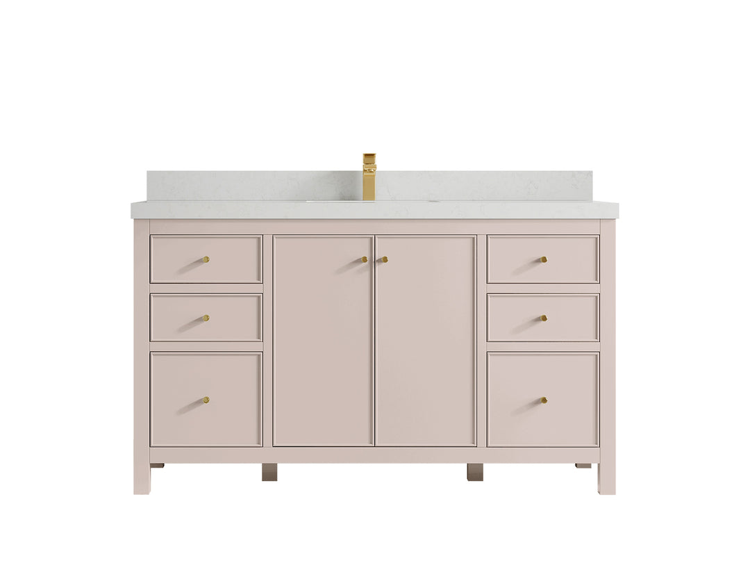 Chicago 60 in. W x 22 in. D Single Sink Bathroom Vanity