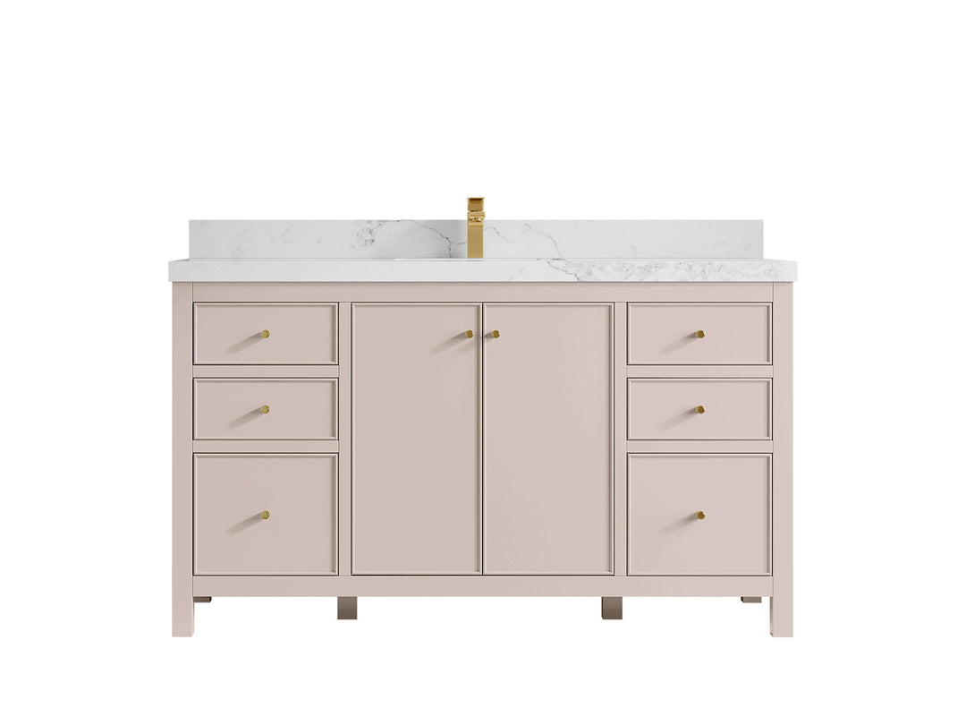 Chicago 60 in. W x 22 in. D Single Sink Bathroom Vanity