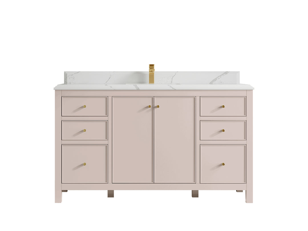 Chicago 60 in. W x 22 in. D Single Sink Bathroom Vanity