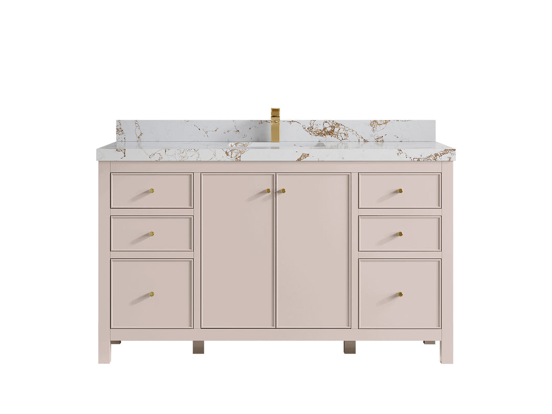 Chicago 60 in. W x 22 in. D Single Sink Bathroom Vanity
