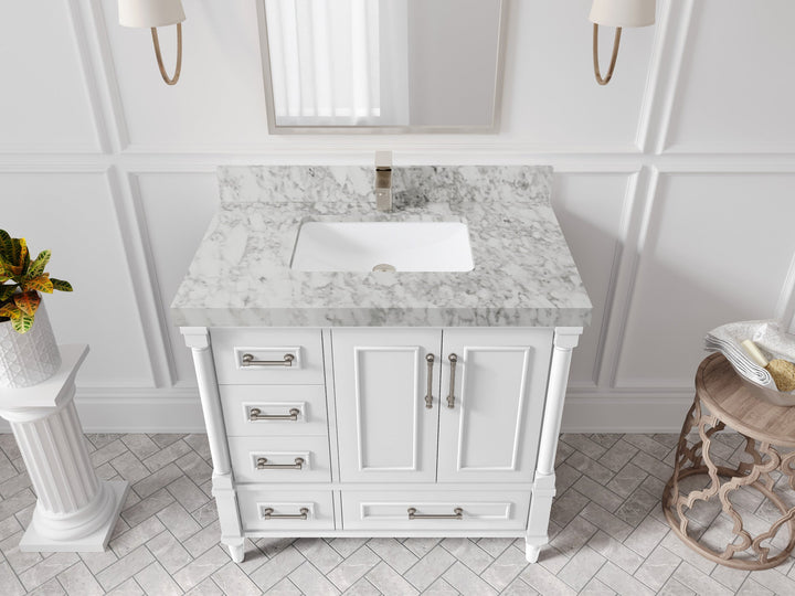 Aberdeen 36 in. W x 22 in. D Center Sink Bathroom vanity - photo 17