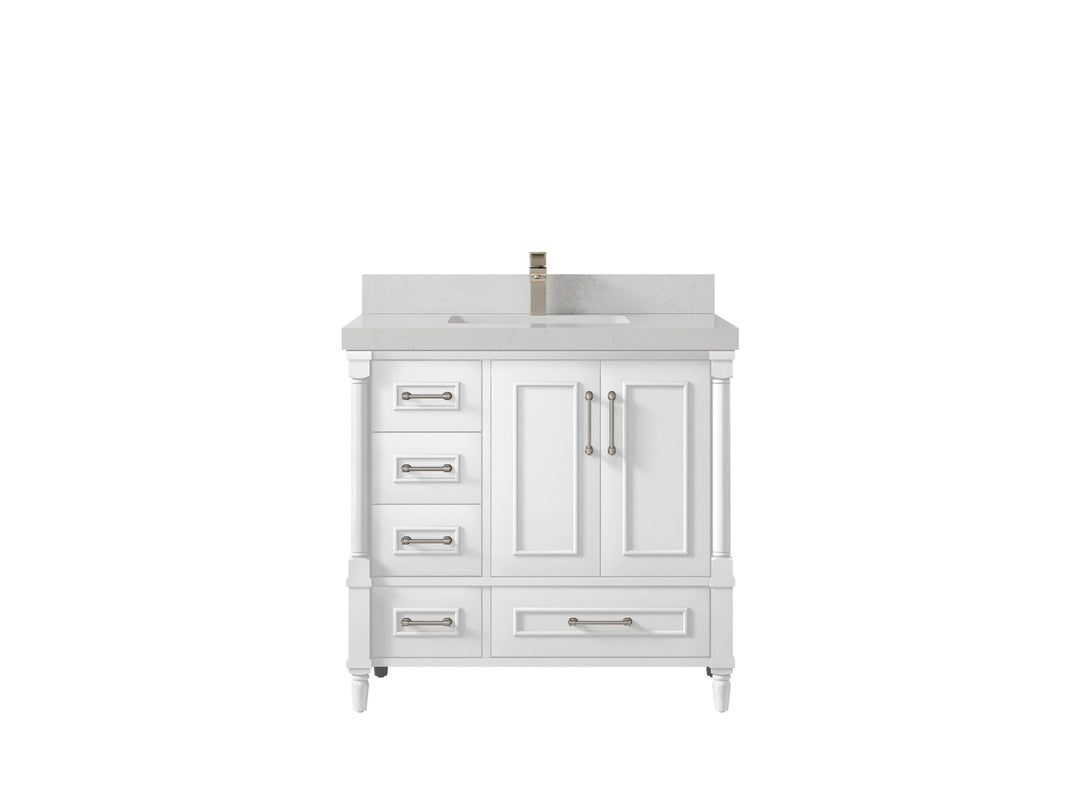 Aberdeen 36 in. W x 22 in. D Center Sink Bathroom vanity