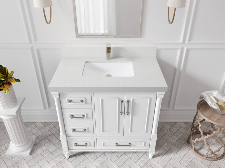Aberdeen 36 in. W x 22 in. D Center Sink Bathroom vanity - photo 19