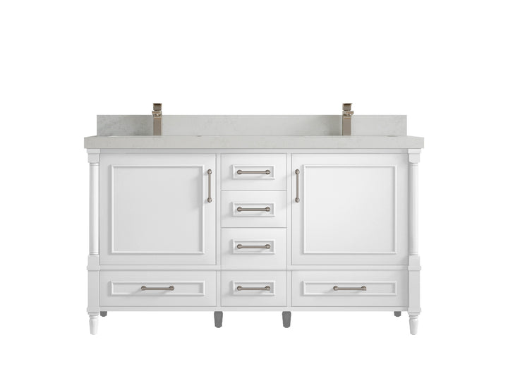 Aberdeen 60 in. W x 22 in. D Double Sink Bathroom Vanity - photo 12