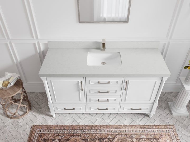 Aberdeen 60 in. W x 22 in. D Single Sink Bathroom Vanity - photo 20