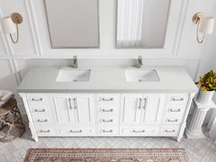 Aberdeen 80 in. W x 22 in. D Double Sink Bathroom Vanity - photo 19