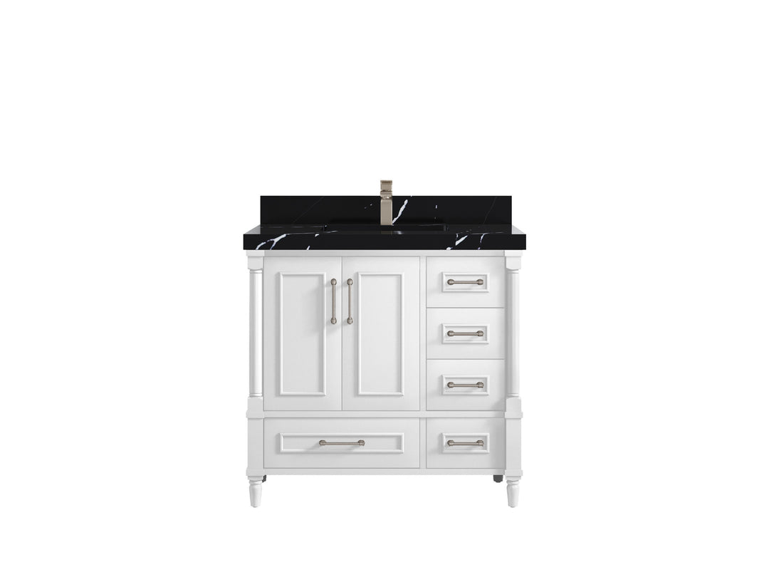 Aberdeen 36 in. W x 22 in. D Center Sink Bathroom Vanity
