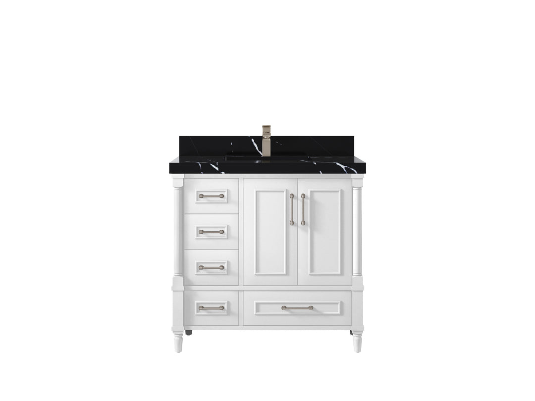 Aberdeen 36 in. W x 22 in. D Center Sink Bathroom vanity