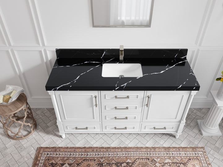 Aberdeen 60 in. W x 22 in. D Single Sink Bathroom Vanity - photo 8