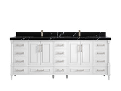 Aberdeen 84 in. W x 22 in. D Double Sink Bathroom Vanity - photo 9