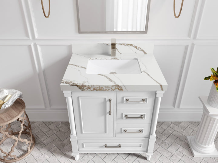 Aberdeen 30 in. W x 22 in. D Single Sink Bathroom Vanity - photo 12