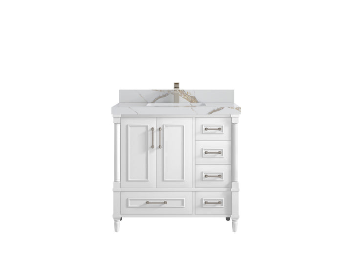 Aberdeen 36 in. W x 22 in. D Center Sink Bathroom Vanity - photo 10