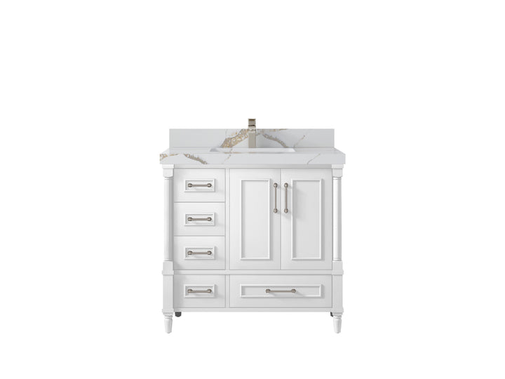 Aberdeen 36 in. W x 22 in. D Center Sink Bathroom vanity - photo 12