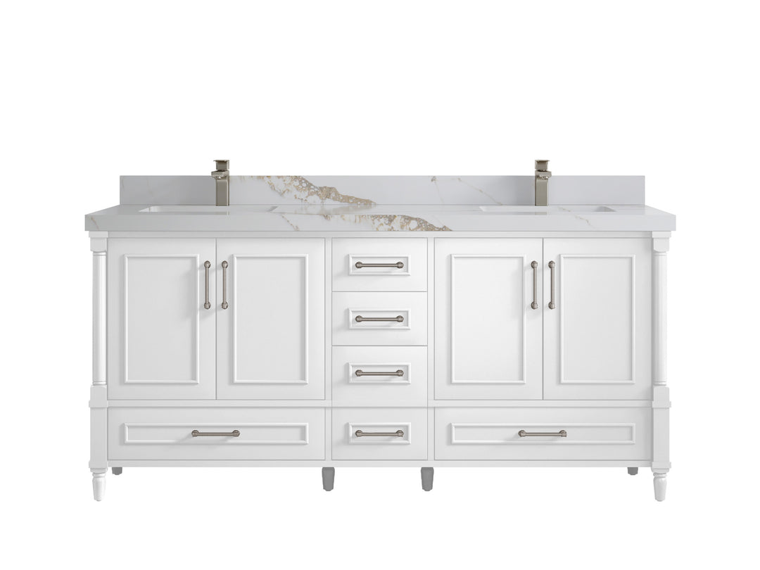 Aberdeen 72 in. W x 22 in. D Double Sink Bathroom Vanity