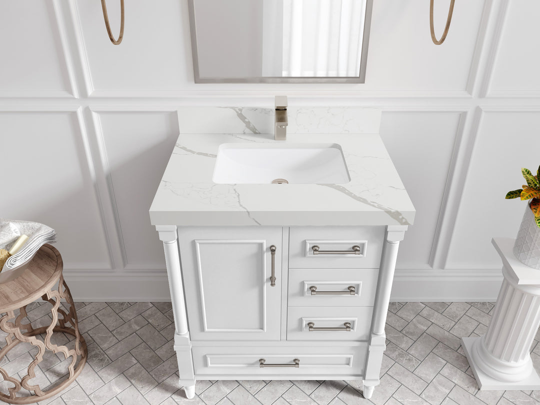 Aberdeen 30 in. W x 22 in. D Single Sink Bathroom Vanity