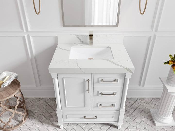 Aberdeen 30 in. W x 22 in. D Single Sink Bathroom Vanity - photo 42