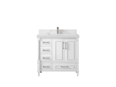 Aberdeen 36 in. W x 22 in. D Center Sink Bathroom Vanity