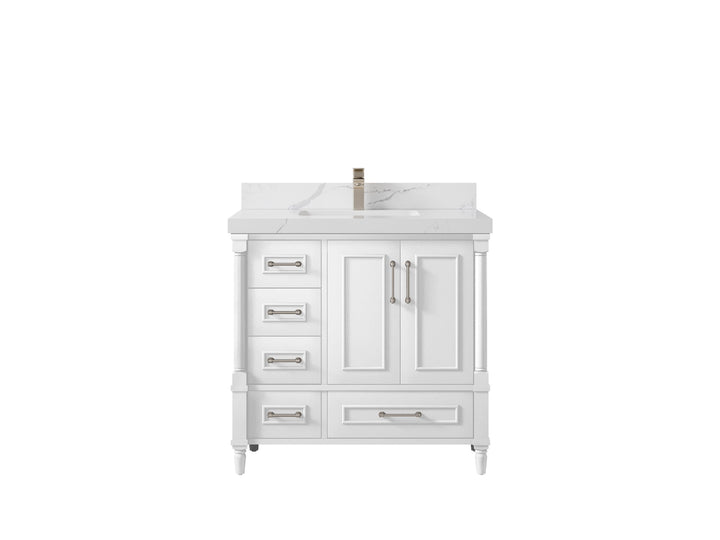 Aberdeen 36 in. W x 22 in. D Center Sink Bathroom vanity - photo 8