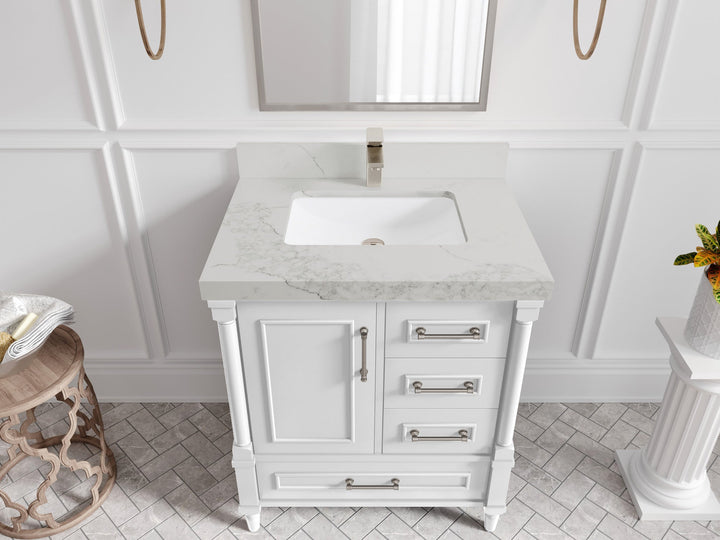 Aberdeen 30 in. W x 22 in. D Single Sink Bathroom Vanity - photo 14