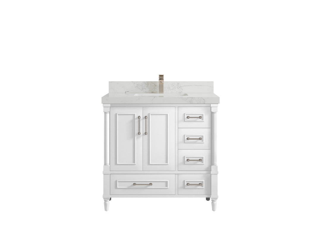 Aberdeen 36 in. W x 22 in. D Center Sink Bathroom Vanity