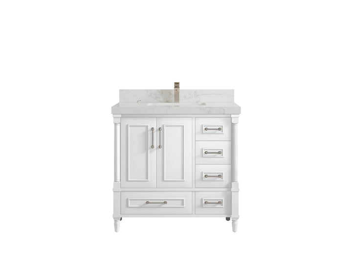 Aberdeen 36 in. W x 22 in. D Center Sink Bathroom Vanity - photo 12
