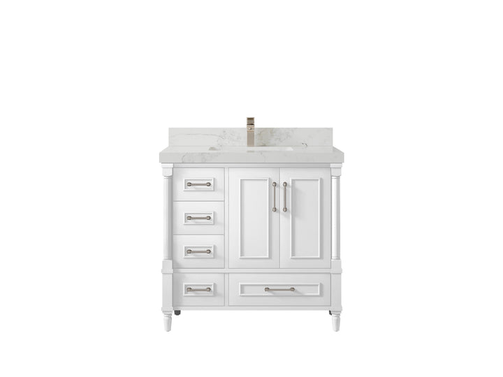 Aberdeen 36 in. W x 22 in. D Center Sink Bathroom vanity - photo 14