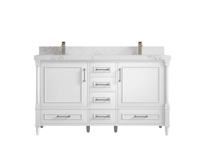 Aberdeen 60 in. W x 22 in. D Double Sink Bathroom Vanity - photo 18